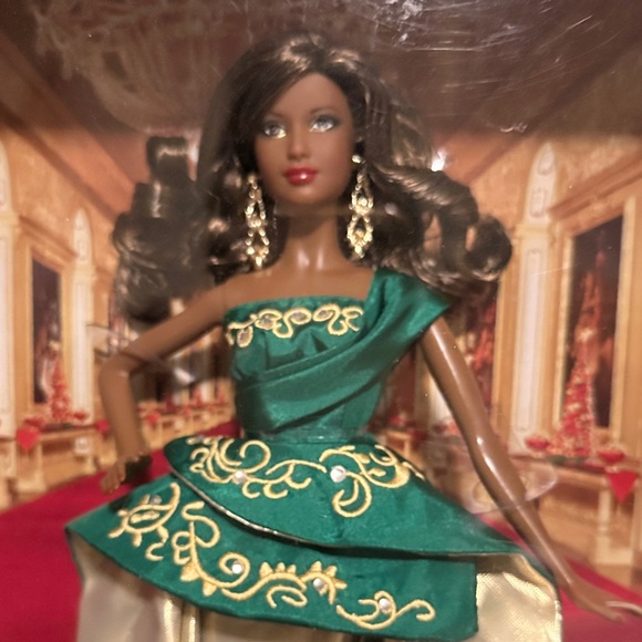 holiday barbie gold dress Barbie Signature 2025 Holiday Barbie - Doll 2 main image 1